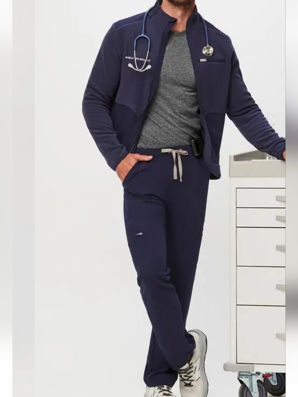 Figs Cairo Cargo Scrub Pants™Navy  Size Meduim